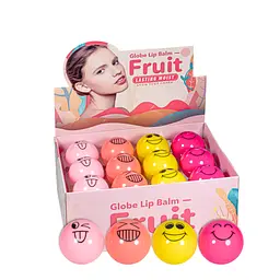 Набір бальзамів для губ що проявляється Смайлики Globe Lip Balm Fruit NO-8013