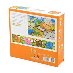 Пазл Viga Toys Джунглі, 48 елементів (50068) - мініатюра 3