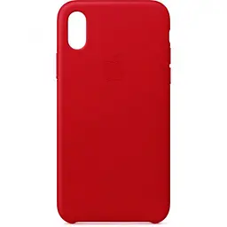 Чехол Original Leather Case для Apple iPhone XS Max Red (ARM53584)