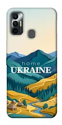 TPU чохол Demsky Ukraine home для TECNO Spark 7