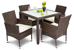 Садові меблі Di Volio VERONA 4+1 коричнева