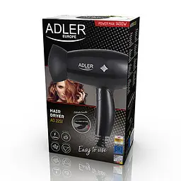 Фен для волосся Adler AD 2251 1400w - мініатюра 5