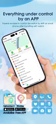 Дитячий смарт-годинник Wonlex KT38 годинник-телефон з відеодзвінком GPS WI-FI і SIM-картою Black (19133) - мініатюра 7