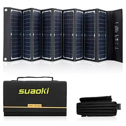 Портативний зарядний пристрій сонячна панель Ansun 40w - мініатюра 1