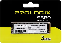 Накопичувач SSD 512GB Prologix S380 M.2 2280 PCIe 3.0 x4 NVMe TLC (PRO512GS380) - мініатюра 4