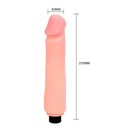 Вібратор Baile Mutlispeed Flexible Vibrator 23.5 см тілесний - мініатюра 4