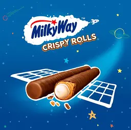 Вафельні трубочки Milky Way Crispy Rolls 5 шт х 22.5 г - мініатюра 4