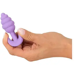 Анальна пробка Cuties Plugs Purple - мініатюра 5