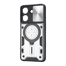 Чохол Full Protection JS Magnetic Xiaomi Redmi 13C 4G/Poco C65 Silvery