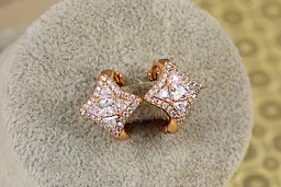 Сережки Xuping Jewelry Золота зірка 1,5 см золотисті - мініатюра 2
