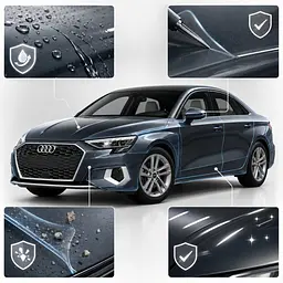 Антигравійна захисна бронеплівка за лекалами для Audi A3 8Y 2020-2024 - передня частина авто (капот бампер крила)) - мініатюра 3