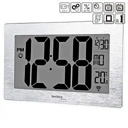 Настінний годинник Technoline WS8019 Silver (WS8019) - мініатюра 4