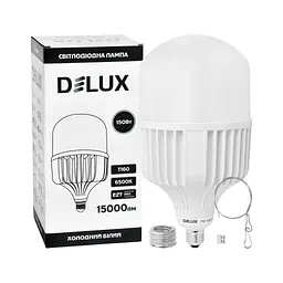 Лампочка Delux T160 150Вт Е27/E40 6500K 230В (90023332) - мініатюра 3