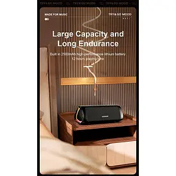Портативна акустика Xdobo BMTL Try&Go Mood 20W до 24 годин бездротова - мініатюра 5