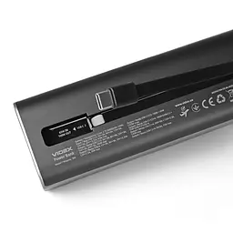 Павербанк 20000mAh VIDEX VPB-366 165W PD100W +Display VIDEX (28606-000) - мініатюра 9