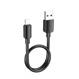 Кабель Hoco Lightning Hyper charging data cable X96 0.25 м 2.4A/12W - мініатюра 2