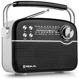 Портативний радіоприймач REAL-EL X-545 Black (EL121800005)