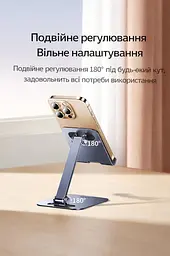 Подставка для телефона UGREEN LP891 серый настольная невращающаяся 9.7" (LP891) - мініатюра 4