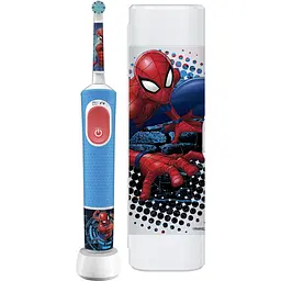 Електрична зубна щітка Oral-B Pro Kids Людина-Павук + Футляр