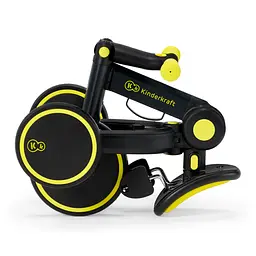 Триколісний велосипед біговел 3 в 1 KiderKraft 4Trike Black Volt - мініатюра 2