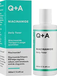 Зволожувальний тонер для обличчя Q+A Niacinamide Daily Toner 100 мл - мініатюра 2