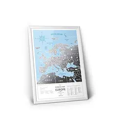 Скретч карта світу 1DEA.me Travel Map Silver Europe (13009) - мініатюра 5