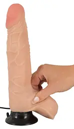 Реалістичний вібратор Nature Skin Dancing Dick тілесний - мініатюра 7