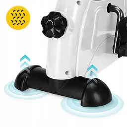 Міні велотренажер 4FIZJO Active 2 в 1 для рук та ніг White/Black (P-5905973406413) - мініатюра 5