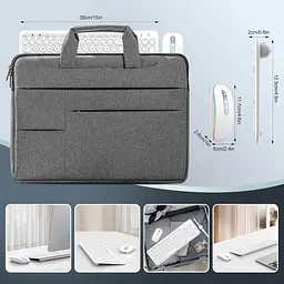 Комплект PINKCAT: бездротова клавіатура та миша Bluetooth/2.4G, акумуляторні - мініатюра 4