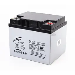 Акумуляторна батарея Ritar 12V 40AH (RA12-40) AGM - мініатюра 3