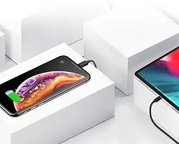 Кабель USB AM-Lightning M, 1.2 м, MFi 2.4A, чорний Choetech - мініатюра 4