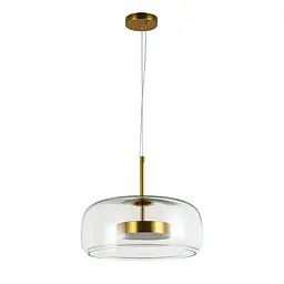 Світильник підвісний LED Levistella 909XL158-1 led (330) AB+CL, 9W, бронза, прозорий, для вітальні