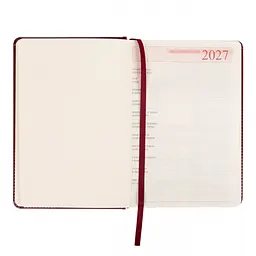 Щоденник діловий Leo Planner 2027 Vector А5 твердий бордовий 368 сторінок (252757) - мініатюра 4