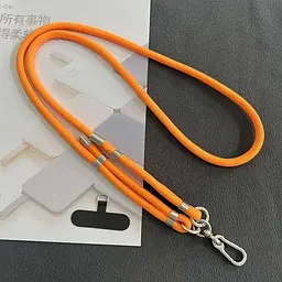 Шнурок (8мм) 150см Neon Orange - мініатюра 2