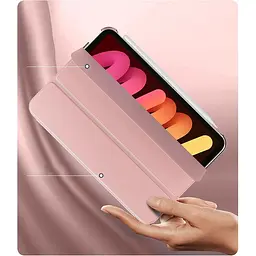 Чохол-книжка BeCover Tri Fold Hard для Apple iPad Mini 7 2024 Rose Gold (712456) - мініатюра 4