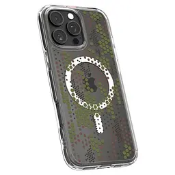 Прозорий чохол Spigen Ultra Hybrid MagSafe Digital Camo для iPhone 16 Pro Max (ACS08007) - мініатюра 3