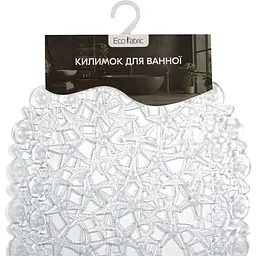 Килимок для ванної Eco Fabric Морська зірка 68х37 см прозоро-білий (6837-005) - мініатюра 5