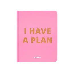 Блокнот для планування "I HAVE A PLAN" рожевий