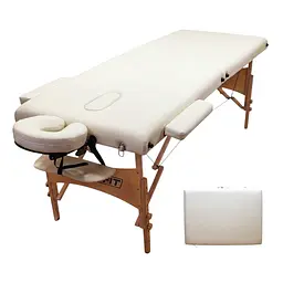 Масажний стіл EasyFit ZenRest кушетка складна Бежевий з чохлом