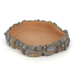 Поїлка для рептилій Hobby Drinking bowl Pebbles M 21x16x3,5см (36401) - мініатюра 4
