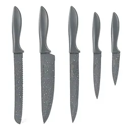 Набір ножів Holmer, 6 предметів, сірий (KS-66118-PSSPG Marble) - мініатюра 2