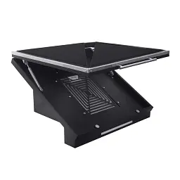 Витяжка декоративна похила Perfelli DNS 67143 B 1100 BL LED Strip - мініатюра 3