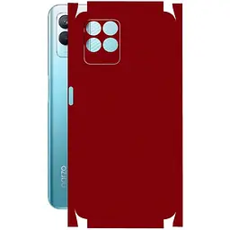 Защитная пленка StatusSKIN для Realme Narzo 50 Корпус Винил Металлик красный