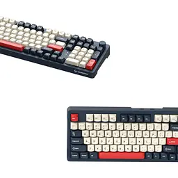 Клавіатура GamePro Asgard Drakkar Keychron Super Red Switch Wireless/Bluetooth/USB Blue бездротова (MK305BL) - мініатюра 4