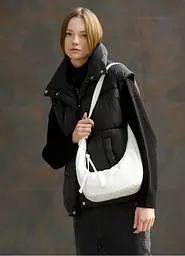 Сумка жіноча Sambag HOBO S белый 30 х 13 х 8 см (53100008) - мініатюра 2