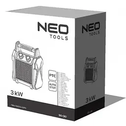 Тепловентилятор Neo Tools 3 кВт (90-061) - мініатюра 7