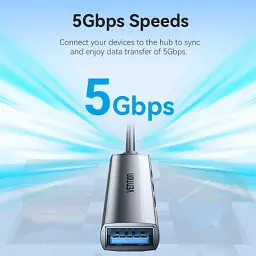 Концентратор Vention USB 3.0 to 1xUSB 3.0 + 3xUSB 2.0 0.15m gray (CKOHB) - мініатюра 8