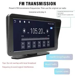 Портативний екран 7" з CarPlay XPRO 701W (44581-701W_1504) - мініатюра 3