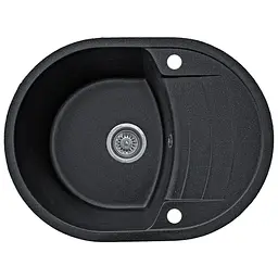 Мийка кухонна Valetti 32N гранітна 610х465 мм чорна - мініатюра 4