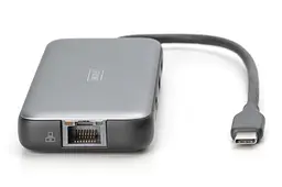 Digitus Док-станція DIGITUS USB-C > 2xHDMI/2xUSB-A/USB-C/SD/MicroSD/RJ54 - мініатюра 4